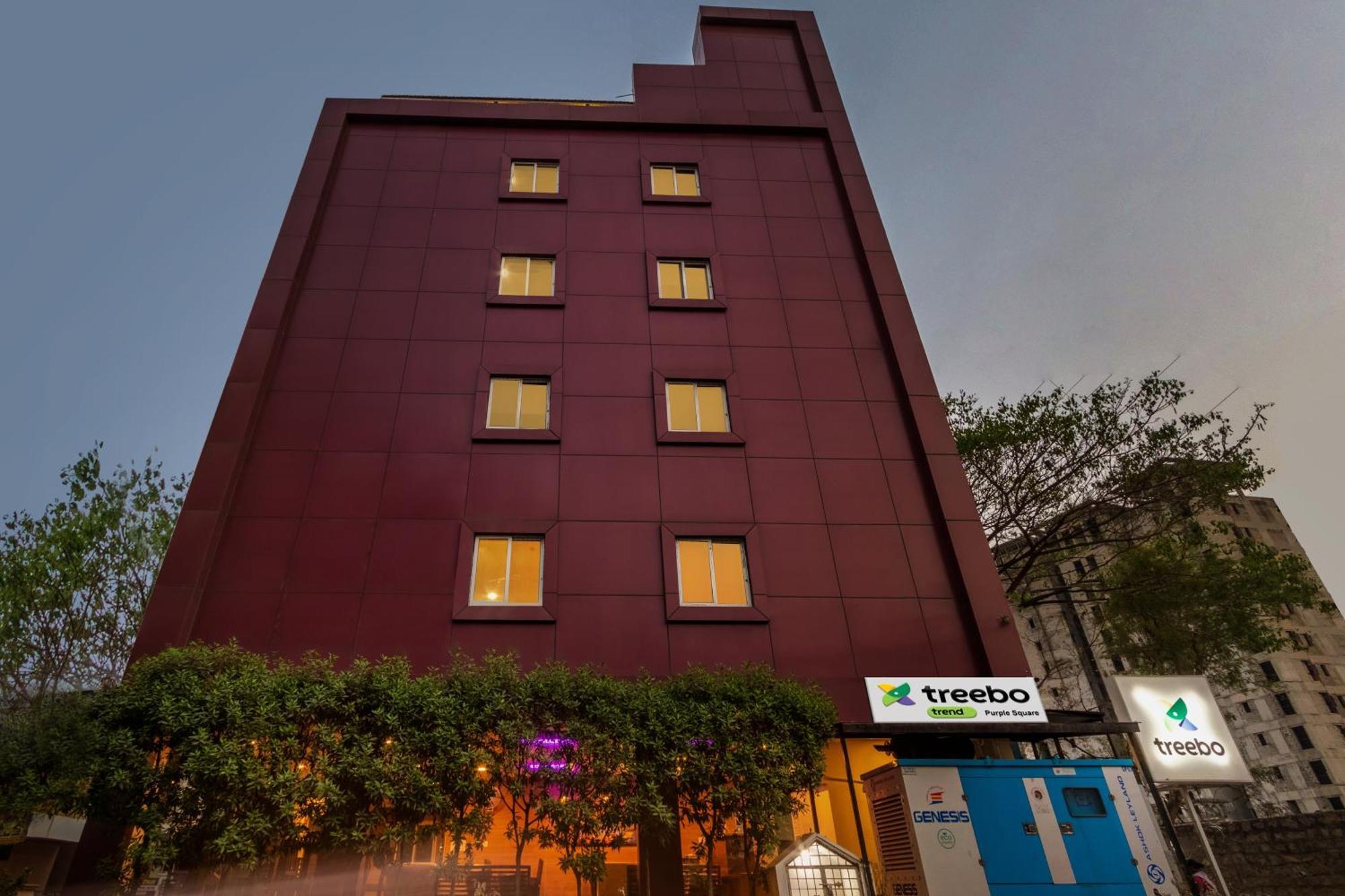 Treebo Purple Square Hotel Hyderabad Exterior foto